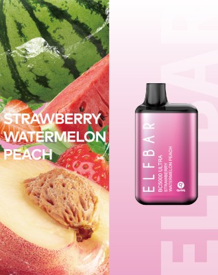 ELF BAR 5000 BC ULTRA Strawberry Watermelon Peach