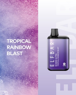 ELF BAR 5000 BC ULTRA Tropical Rainbow Blast