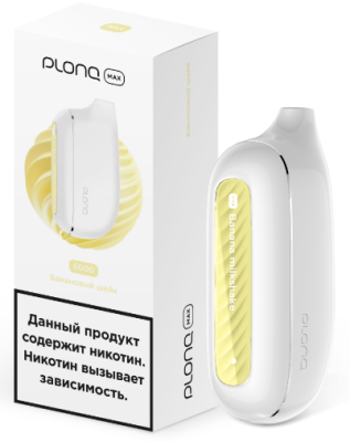 Plonq Max 6000 Банановый шейк (20 мг)