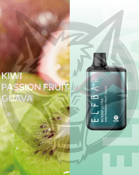 ELF BAR 5000 BC ULTRA Kiwi passion fruit guava