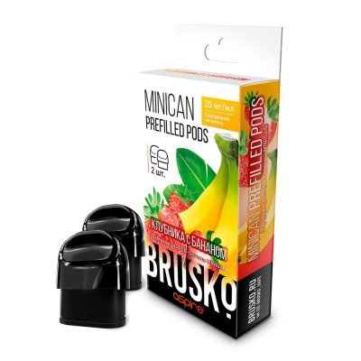 Картридж для Brusko Minican/Minican2/Minican Plus Prefilled (Клубника с бананом)