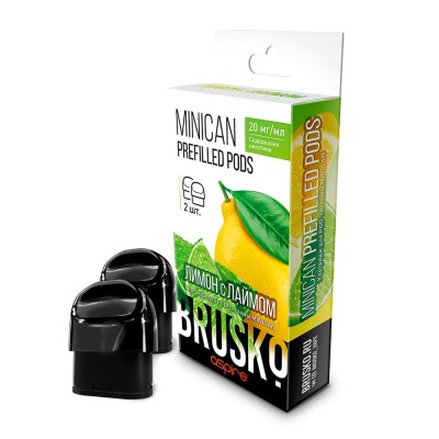 Картридж для Brusko Minican/Minican2/Minican Plus Prefilled (Лимон с лаймом)