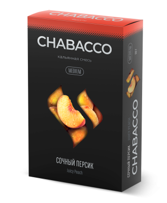 Chabacco Medium - Juicy Peach (Чабакко Сочный Персик) 50 гр.