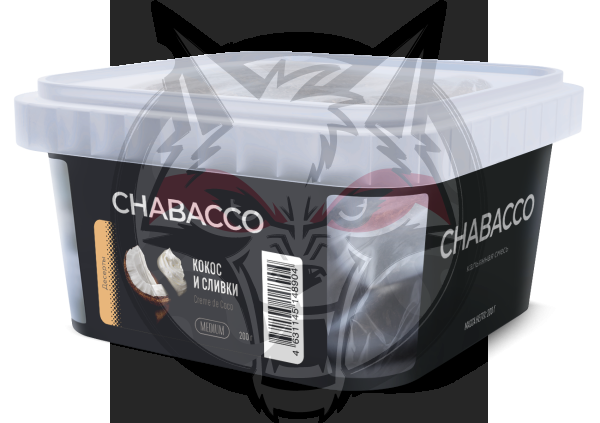 Chabacco Mix Medium - Creme De Coco (Чабакко Кокос и Сливки) 200 гр.