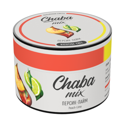 Chaba Mix Nicotine Free - Peach-Lime (Чаба Персик-Лайм) 50 гр.