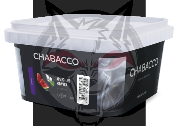 Chabacco Mix Medium -  Watermelon Gum (Чабакко Арбузная жвачка) 200 гр.
