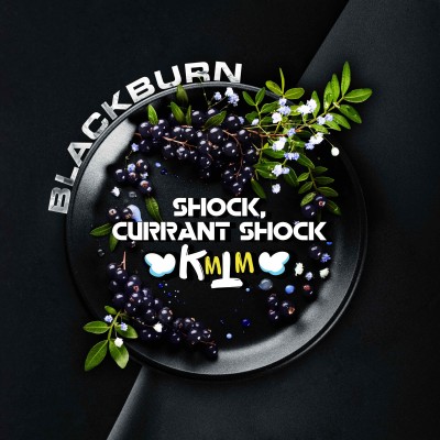 Black Burn - Shock, Currant Shock (Блэк Берн Кислая Черная Смородина) 100 гр.