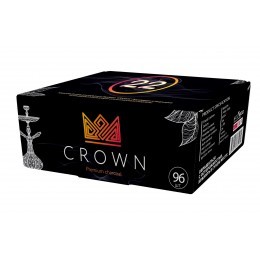 Уголь для кальяна Crown 96 шт (22 мм)