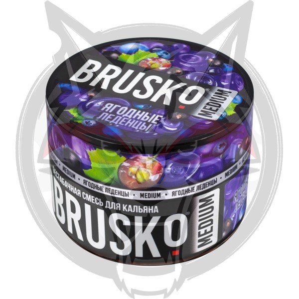 Brusko Medium - Ягодные леденцы 50 гр.