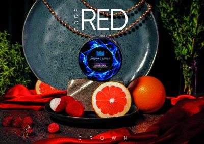 Sapphire Crown - CODE: RED (Клубника, малина, розовый грейпфрут, личи) 25 гр.