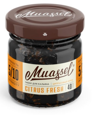Табак для кальяна Muassel - Citrus Fresh Цитрусовый фреш 40 г