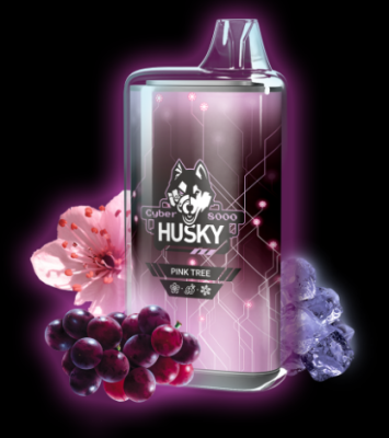 Husky Cyber 8000 Затяжек - Pink Tree