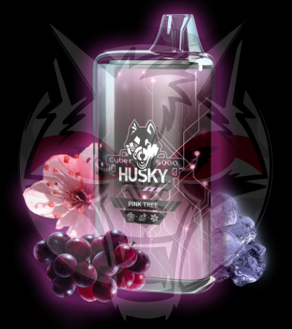 Husky Cyber 8000 Затяжек - Pink Tree