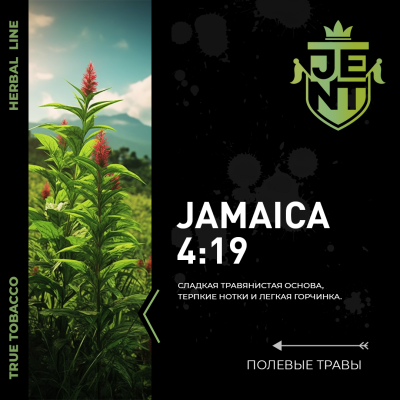 JENT HERB - Jamaica 4:19 (Джент Полевые Травы) 200 гр.