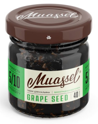 Табак для кальяна Muassel - Grape Seed Виноградная косточка 40 г