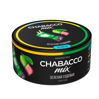 Chabacco Mix Medium - Green Soda (Чабакко Зеленая содовая) 25 гр.