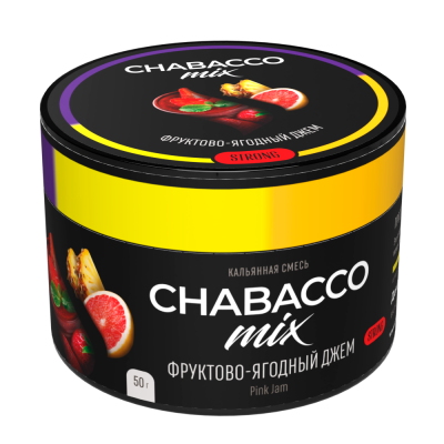 Chabacco Mix Strong - Pink jam (Чабакко Фруктово-ягодный джем) 50 гр.