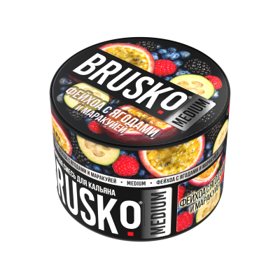 Brusko Medium - Фейхоа с ягодами и маракуйей 50 гр.
