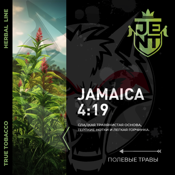 JENT HERB - Jamaica 4:19 (Джент Полевые Травы) 30 гр.