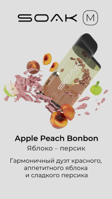 SOAK M Apple Peach Bonbon - Яблоко-персик